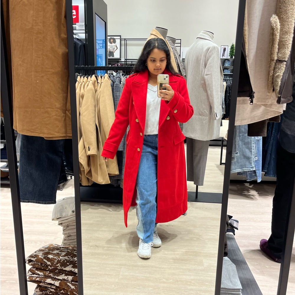 BRAND NEW EXPRESS RED COAT